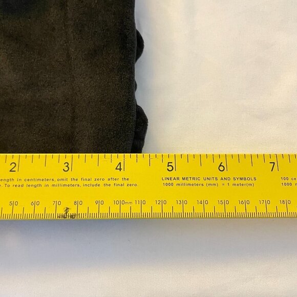 Torrid Womens Black Full Length Signature Waist Ruched Velour Side Legging Sz 3X - Picture 10 of 11